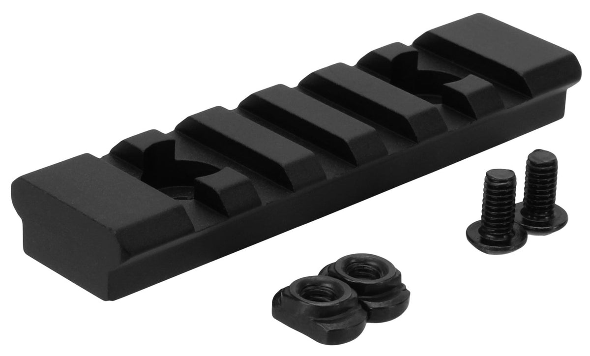 TacFire MAR105M 3" 7-Slot M-LOK Accessory Picatinny Rail Black Anodized