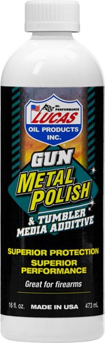 Lucas Oil Gun Metal Polish 16 oz Tumbler Media Additive