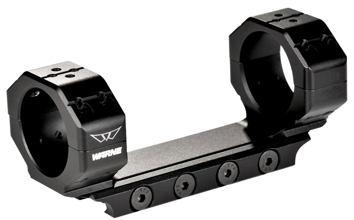 Warne 7841M Skyline Precision Mount Scope Ring Combo Black Anodized 35mm Tube 0 MOA