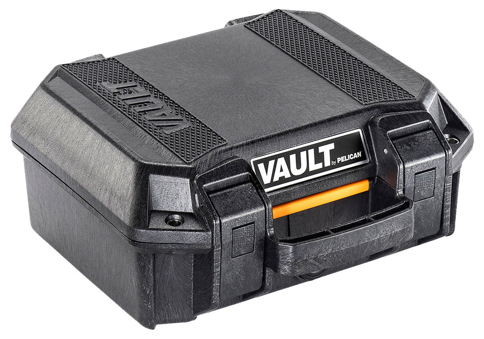 Pelican VCV100 Vault Series Small Handgun Case Black Polyethylene Crushproof