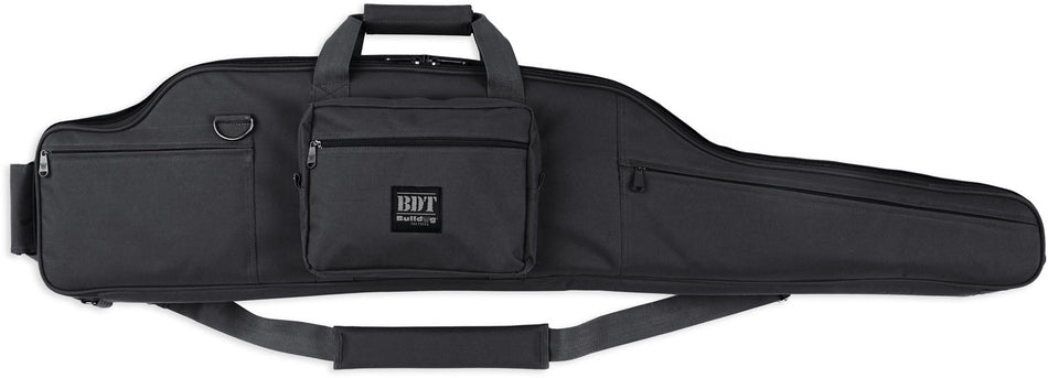 Bulldog BDT Tactical Long Range Scoped Rifle Case 54" Black 600D Polyester Padded Divider