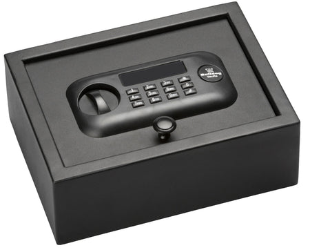 Bulldog BD1030 Digital Keypad Top Open Vault Black Powder Coat Steel 11.80" x 8.70" x 4"