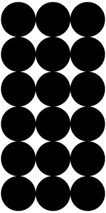 Pro-Shot SplatterShot P216 1" Black Adhesive Pasters for Target Repair 216 Pack