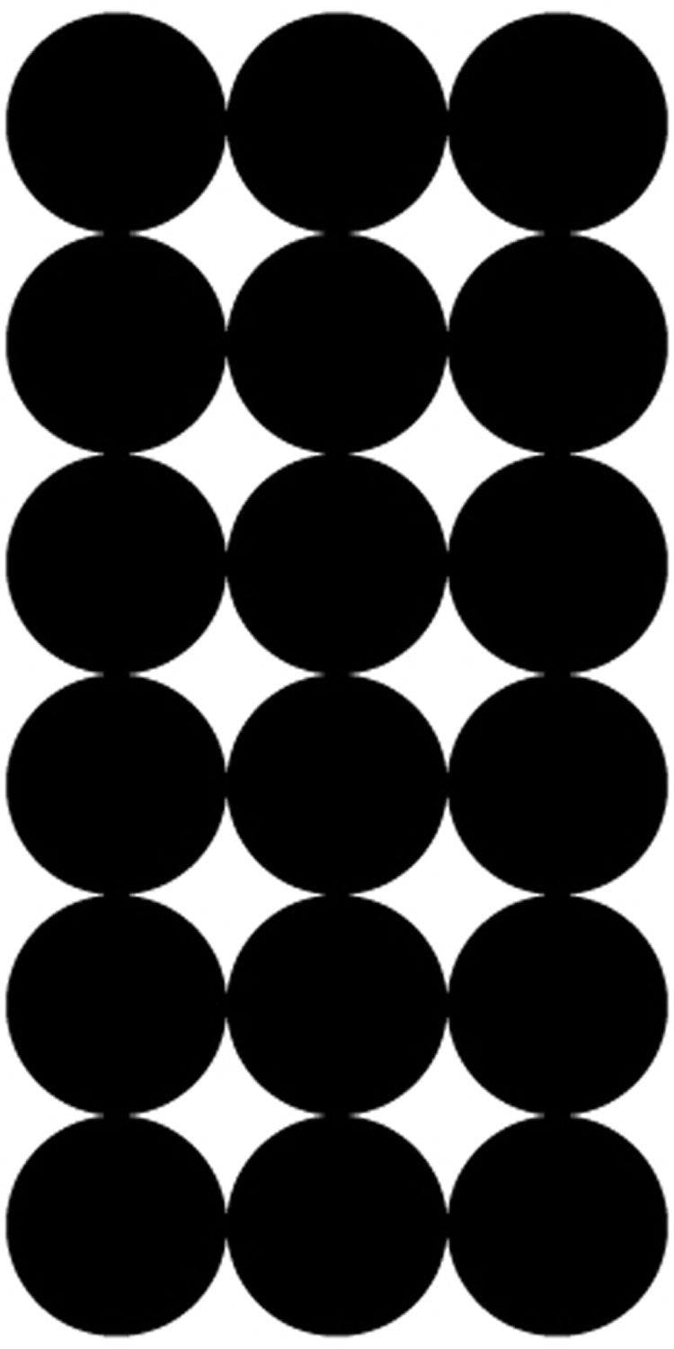 Pro-Shot SplatterShot P216 1" Black Adhesive Pasters for Target Repair 216 Pack