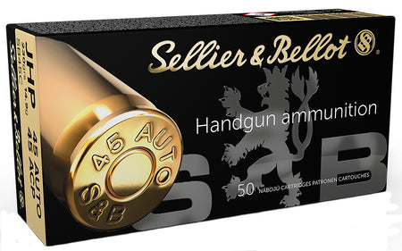 Sellier & Bellot (S&B) .45 ACP/Auto SB45C Jacketed Hollow Point JHP 230 Grain