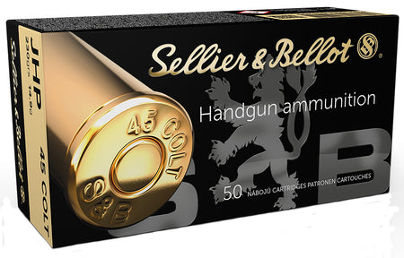 Sellier & Bellot (S&B) .45 Long Colt SB45F 754908500628 Jacketed Hollow Point JHP 230 Grain