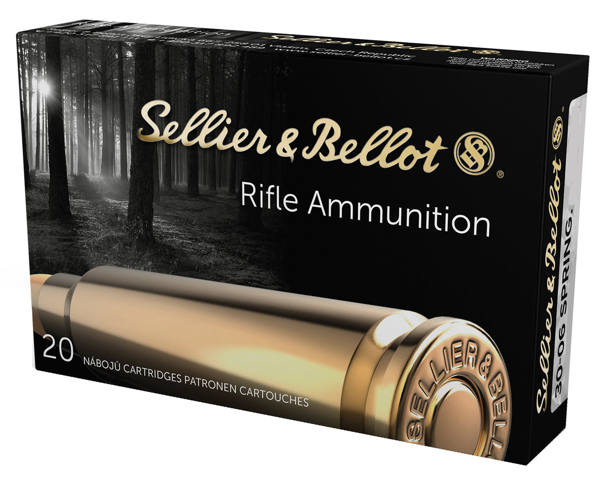 Sellier & Bellot (S&B) .30-06 Springfield SB3006F Full Metal Jacket FMJ 147 Grain