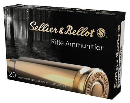 Sellier & Bellot (S&B) .30-06 Springfield SB3006F Full Metal Jacket FMJ 147 Grain