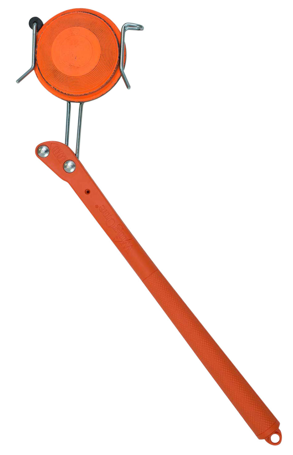 Birchwood Casey Wingone Ultimate Handheld Clay Thrower Auto-Cocking Right Hand Orange USA Made