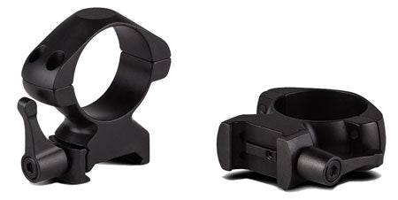 Konus 7406 Quick Release Steel Riflescope Rings 1" High Matte Black Weaver Picatinny 0 MOA