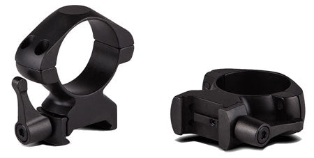 Konus 7409 Quick Release Steel Riflescope Rings 30mm High Matte Black Weaver Picatinny 0 MOA