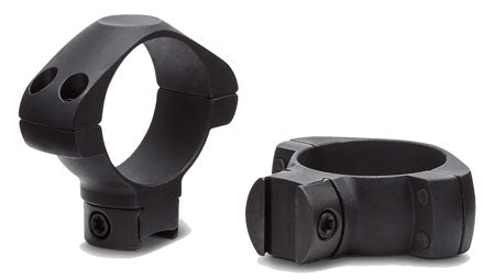 Konus 7416 Steel Riflescope Rings 1" Medium Black 3/8" Grooved Receiver .22 Rail Airgun 0 MOA