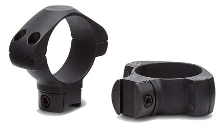 Konus 7419 Steel Riflescope Rings 30mm Medium Black 3/8" Grooved Receiver .22 Rail Airgun 0 MOA