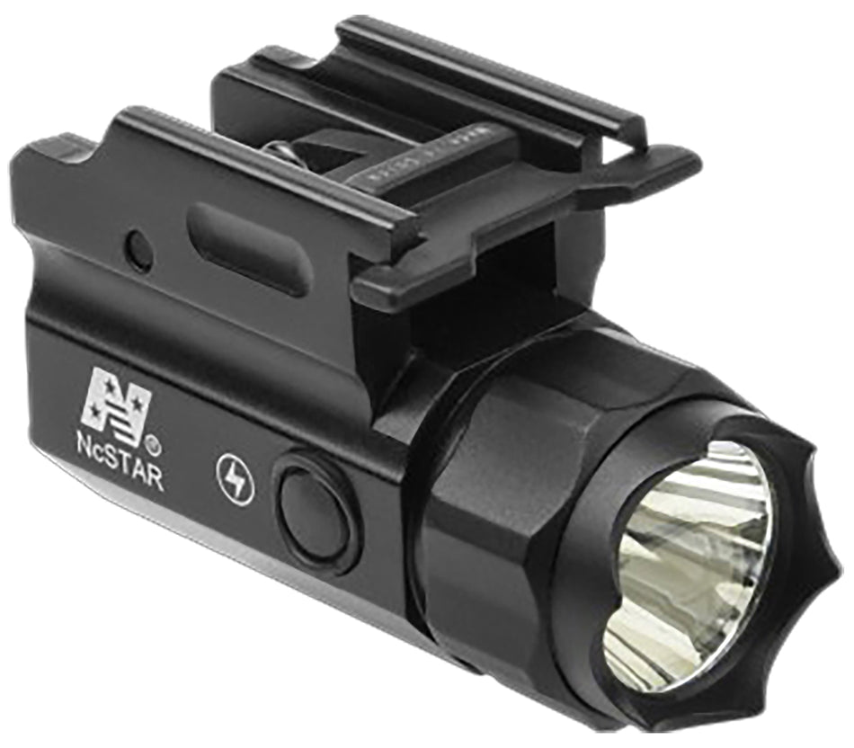 NcStar ACQPTF 150 Lumen Compact Weapon Flashlight with QR Strobe Picatinny/Weaver Mount Black