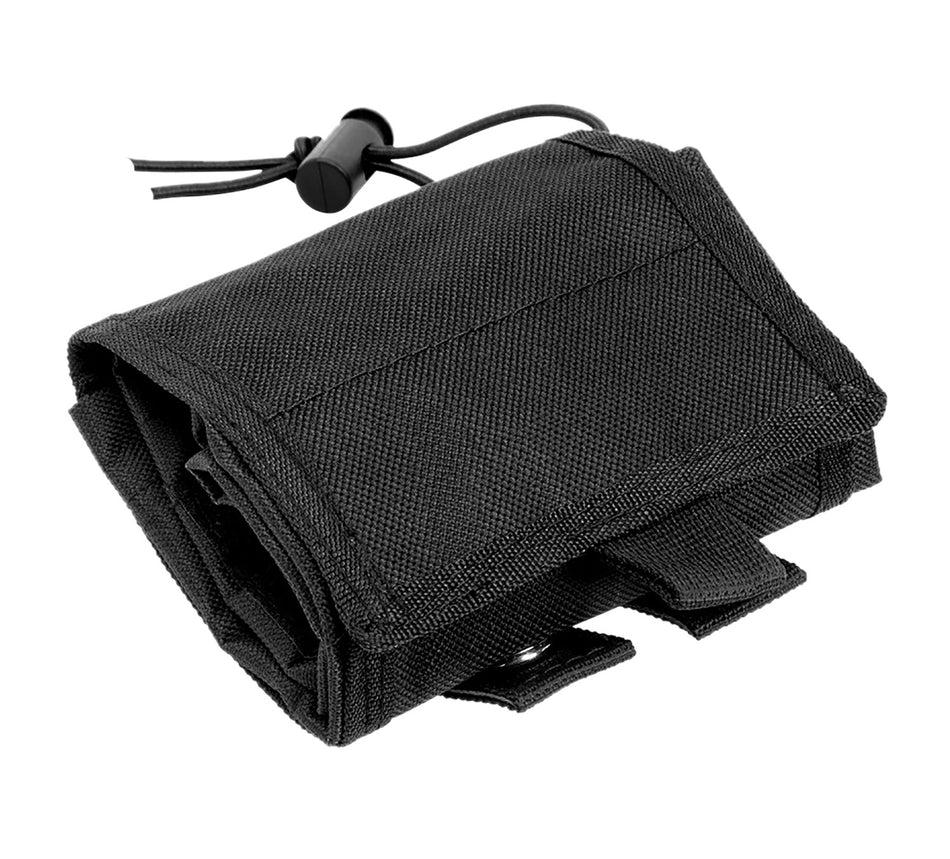 NcStar CVFDP2935B VISM Black Canvas Foldable Dump Pouch for AR/AK Magazines