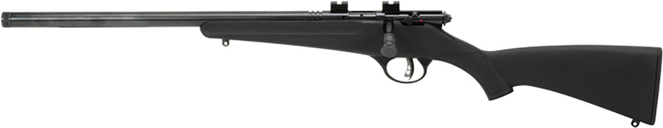 Savage Arms 13841 Rascal FLV-SR Youth .22 LR Left-Hand Rifle, Black Synthetic Stock