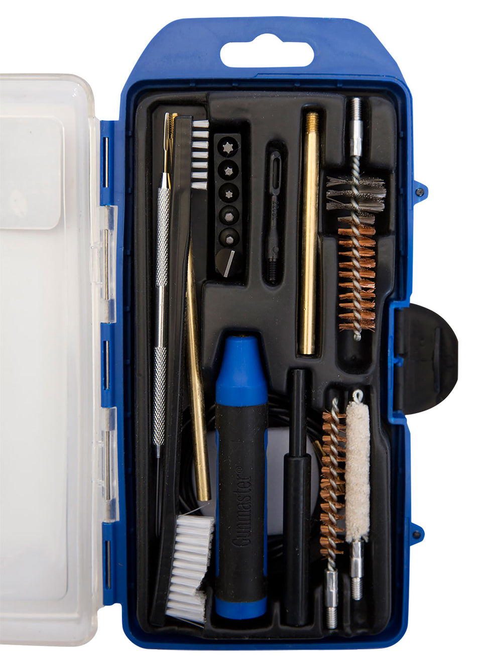 DAC GM308AR GunMaster 308 Win Rifle Cleaning Kit 17 Pieces Black/Blue