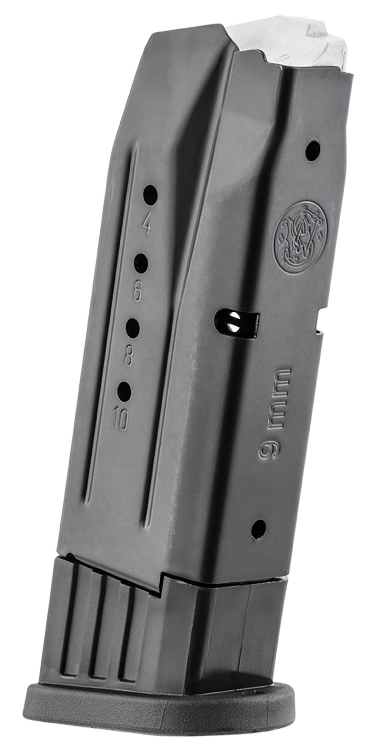 Smith & Wesson 3011499 9mm Luger 10rd Blued Steel Magazine for M&P M2.0 Compact