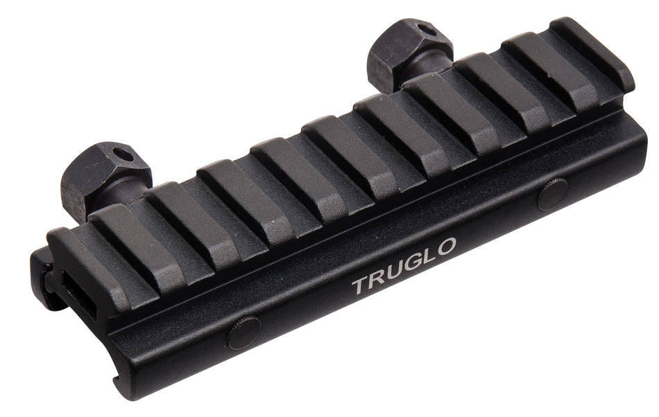 TruGlo Picatinny Riser Optic Mount Black Anodized TG8970B