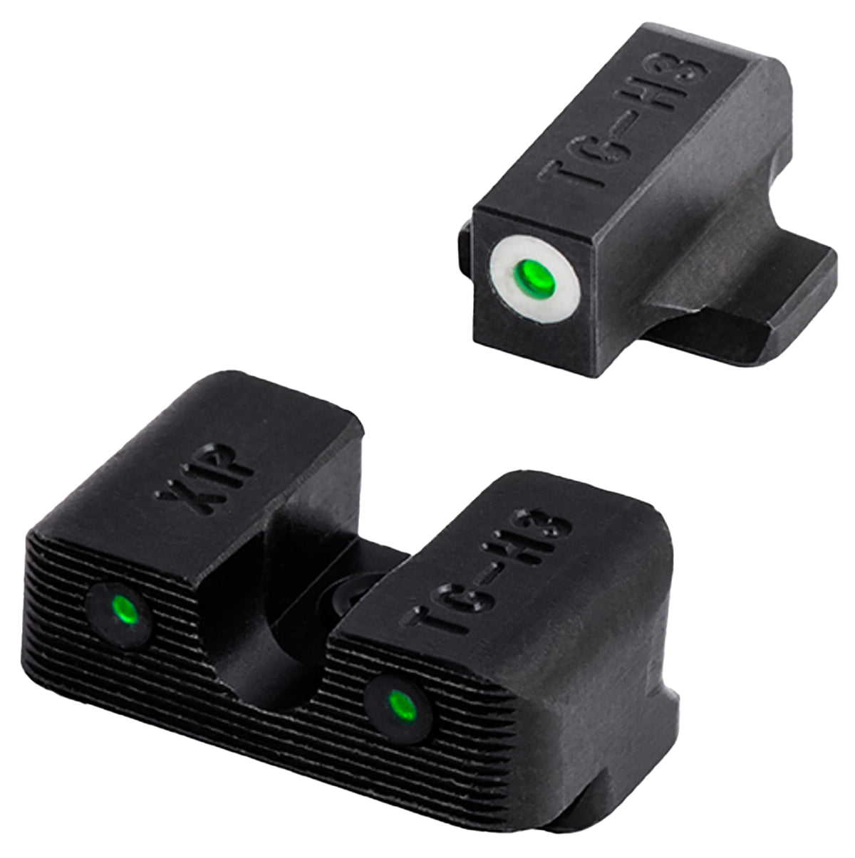 TruGlo Tritium Pro Glock Night Sights Green/Orange Outline Front Green Rear TG231G1AC