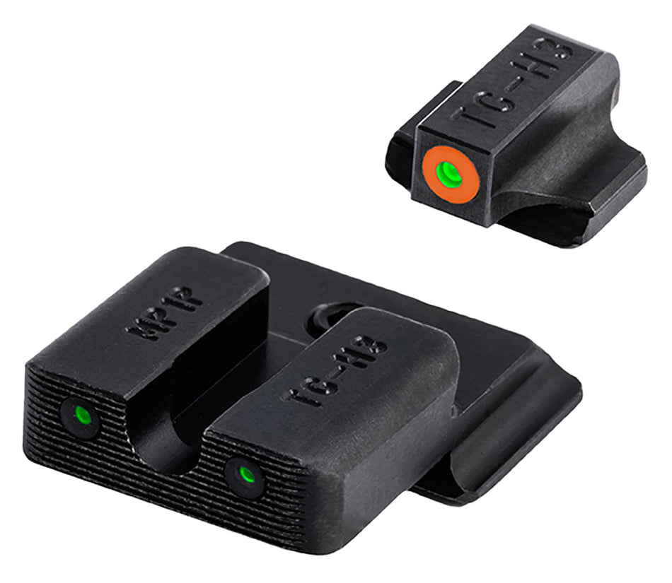 TruGlo Tritium Pro M&P Night Sights Green/Orange Outline Front Green Rear TG231MP1C