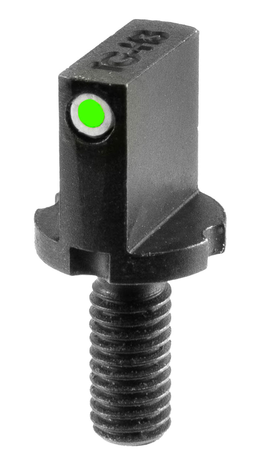TruGlo TG231AR1 AR-15 Tritium Front Sight Post Green Dot White Outline Black