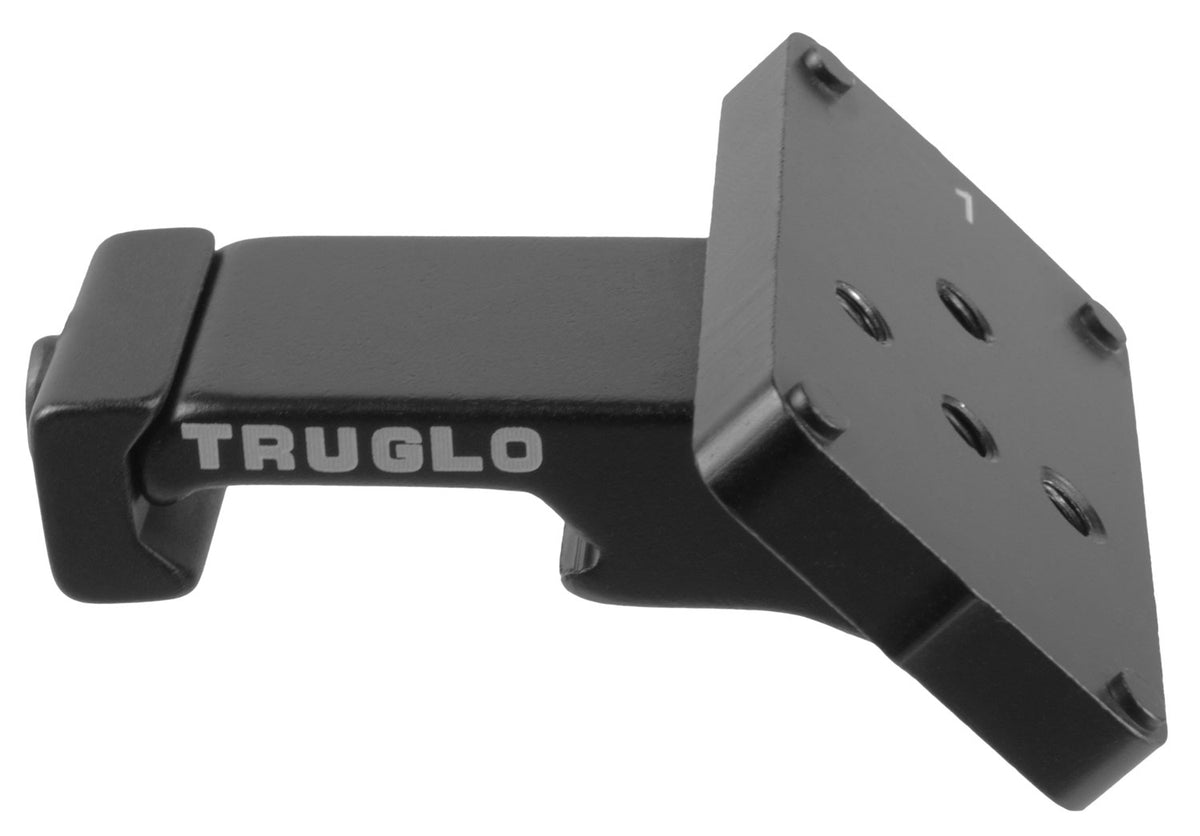TruGlo 45 Degree Offset Reflex Sight Rail Mount Anodized Black TG8976B