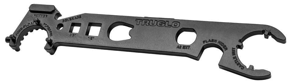 TruGlo TG973B All-Steel AR Platform Armorer's Wrench with Pin Pusher, Hammer, and 1911 Barrel Bushing Tool