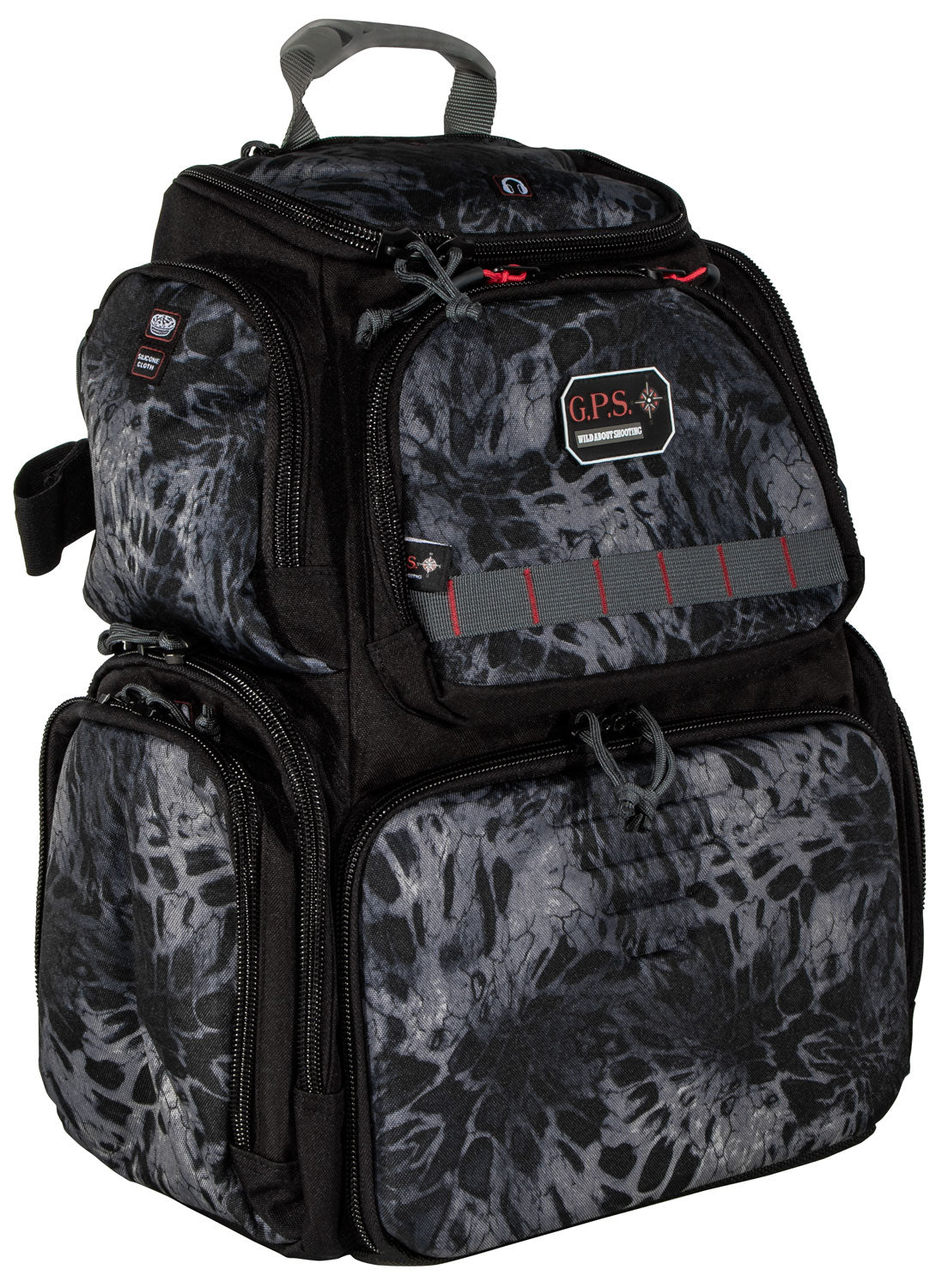 GPS Bags Handgunner PRYM1 Blackout Range Backpack 1000D Nylon 4-Handgun Capacity
