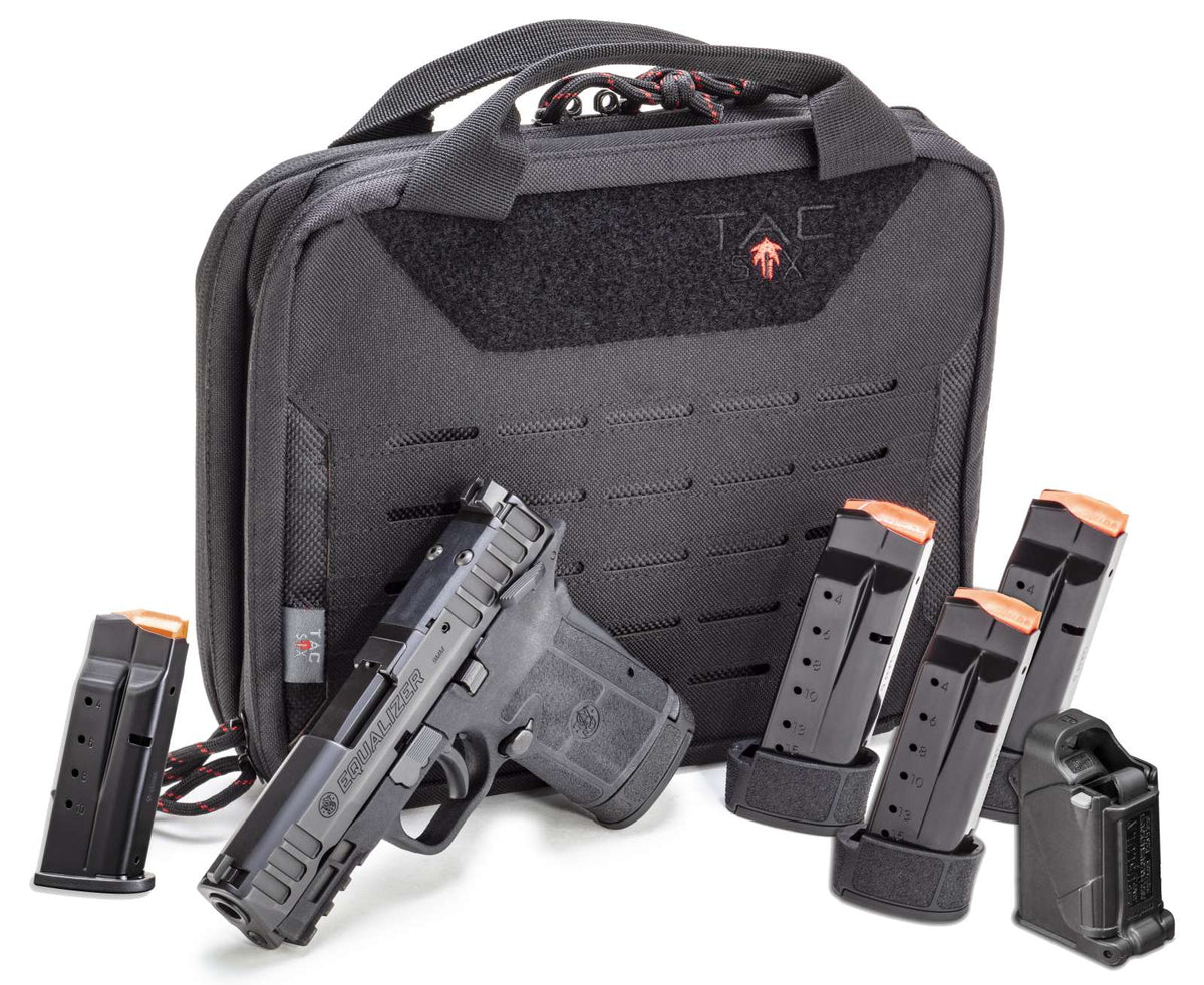 Smith & Wesson Equalizer Range Kit, 9mm, 3.657" Barrel, Tac Six Bag, 10/13/15-Round Mags