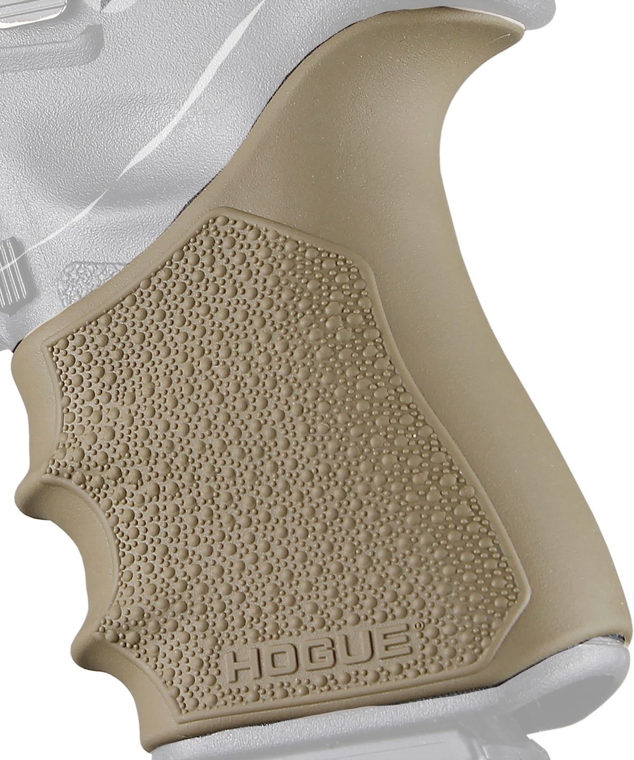 Hogue 17043 Glock 19 23 32 38 Gen3-4 HandAll Beavertail Rubber Grip Sleeve, FDE Finish