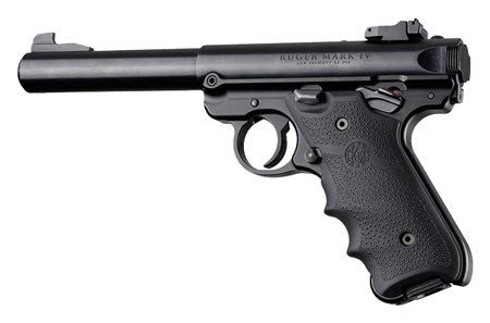 Hogue 79000 Black Rubber Finger Groove Grip for Ruger Mark IV