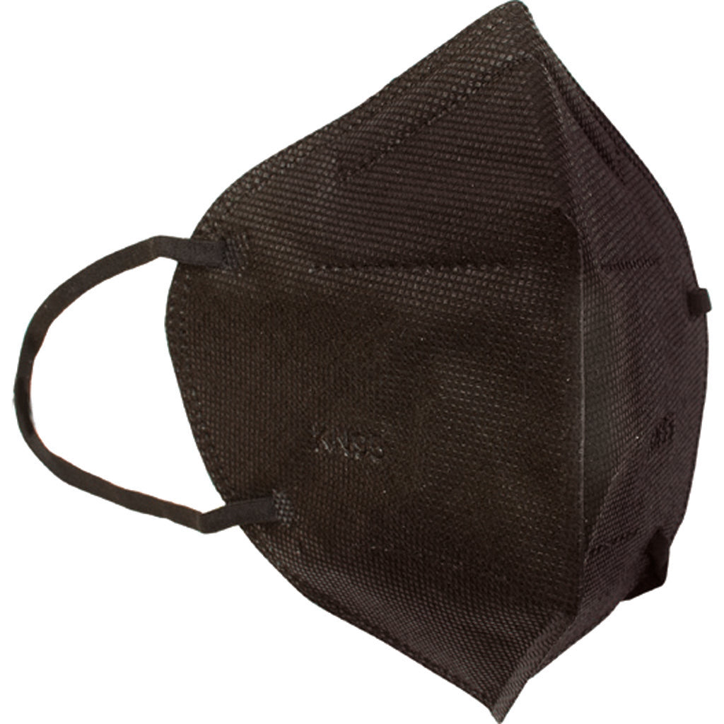 KN95 Black Face Mask Clip Strip Pack of 12