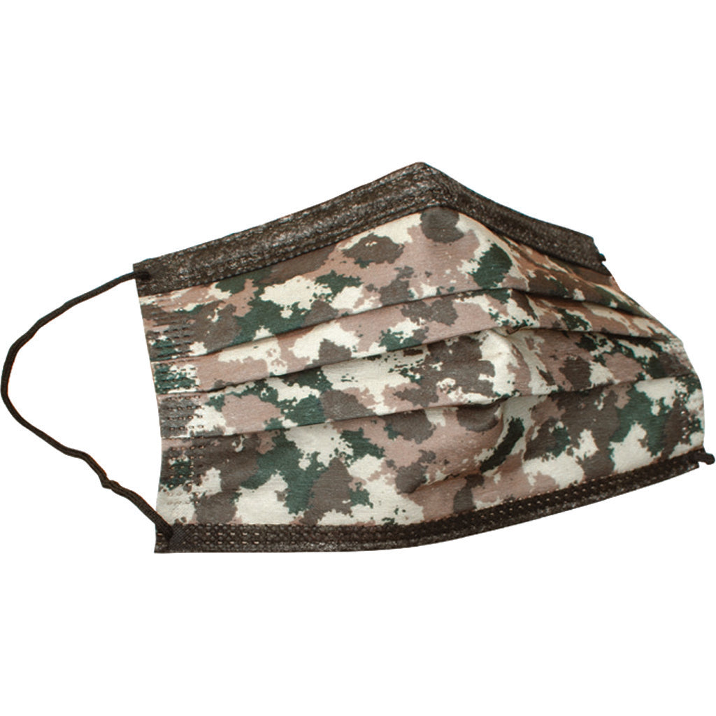 EM95 Face Mask Camo Clip Strip Pack of 12