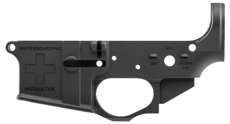 Spikes STLS033 Water Boarding Instructor Stripped Lower Receiver - Multi-Caliber AR-15