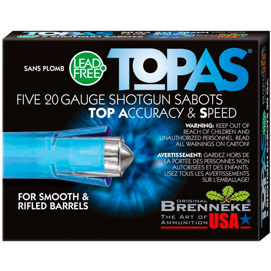 Brenneke 20 Gauge SL202TOPN  2.75" 1/2oz Slug