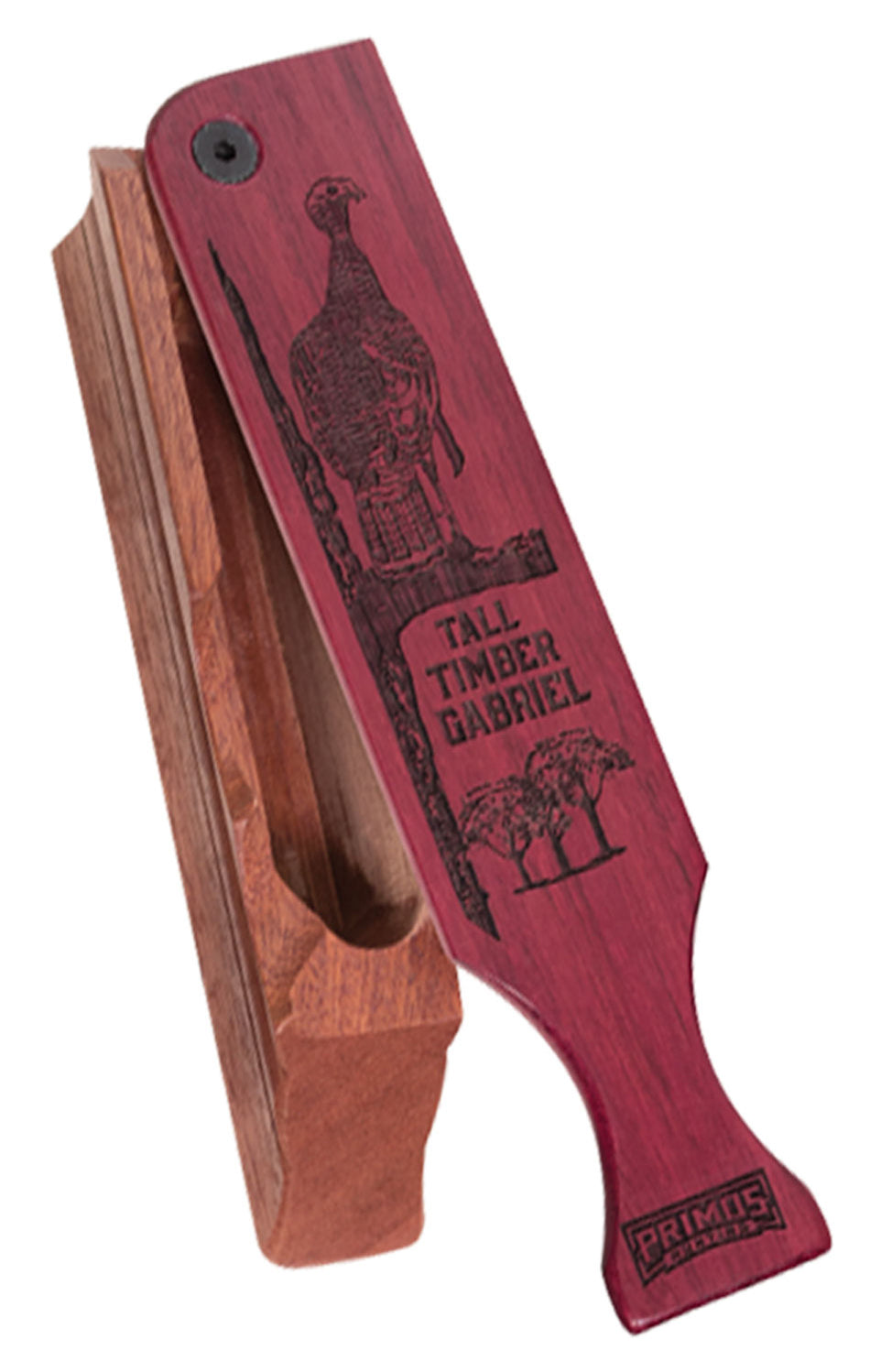 Primos Tall Timber Gabriel Box Call - Premium Natural Wood Turkey Call