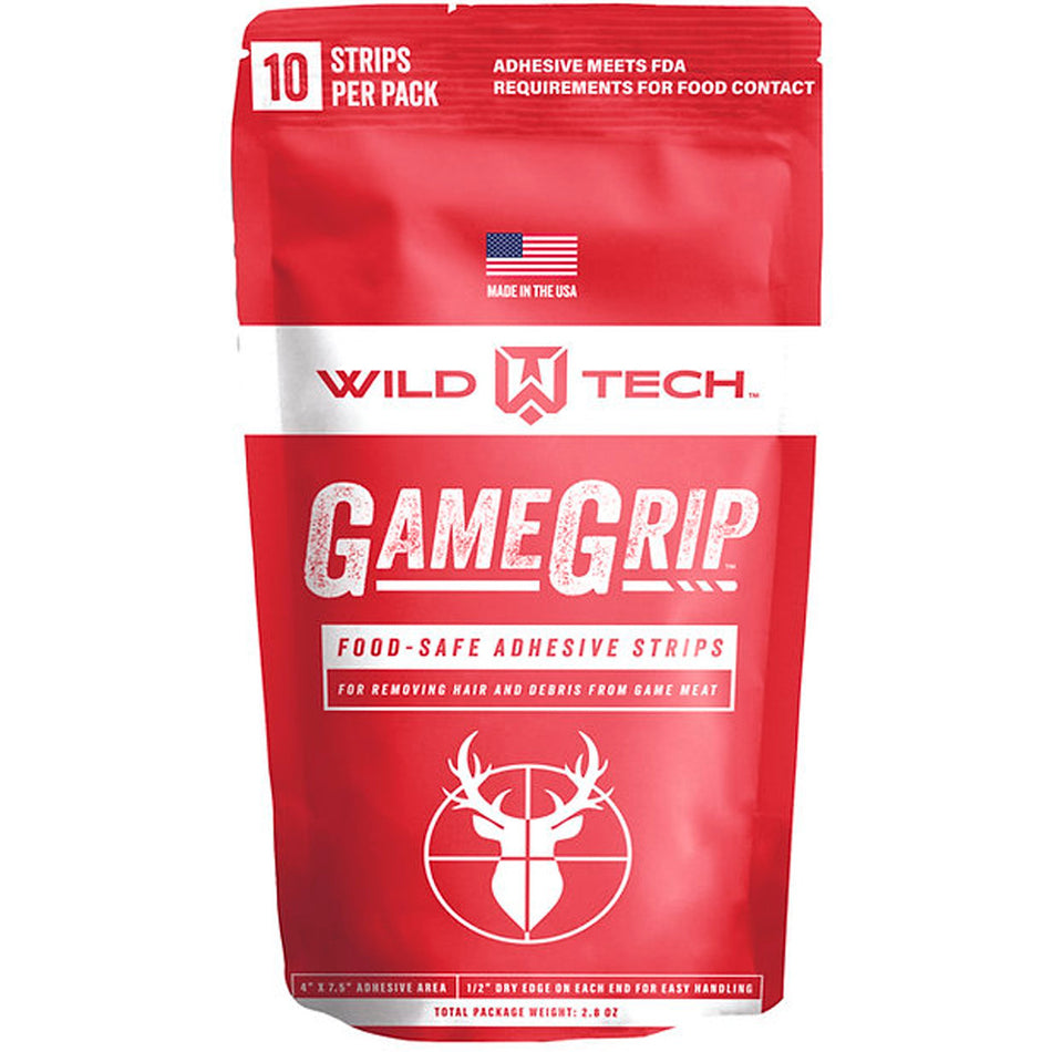 WildTech GameGrip Adhesive Strips for Game Meat – 10 pk.