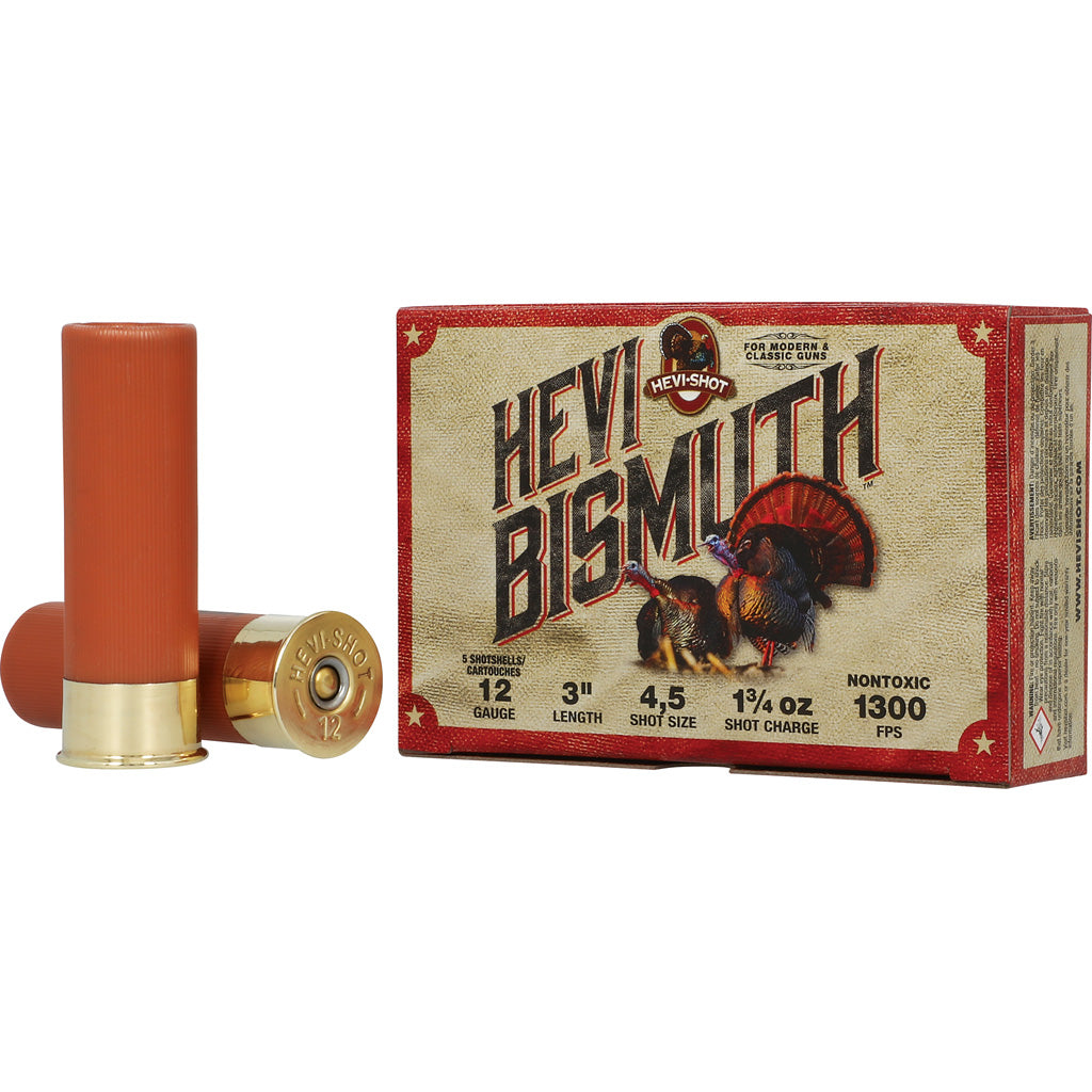 HEVI-Shot 12 Gauge Shotgun Shells  #4 / 5 1-3/4 oz 3 in
