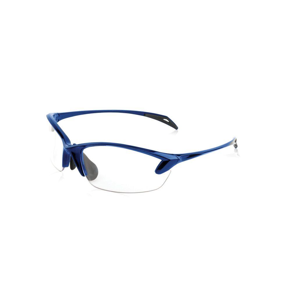 Smith & Wesson Colonel Half Frame Women's Shooting Glasses - Blue/Clear