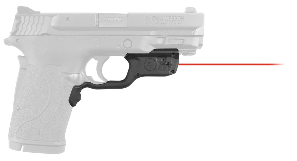 Crimson Trace Laserguard S&W M&P 22/380EZ/9EZ Shield Red Laser Black Polymer