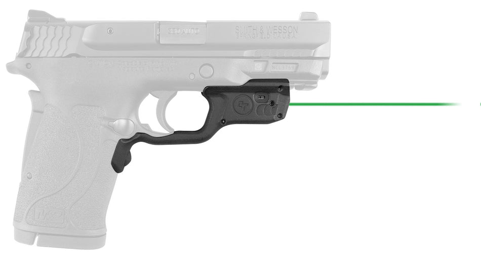 Crimson Trace Laserguard S&W M&P 22/380EZ/9EZ Shield Green Laser Black Polymer
