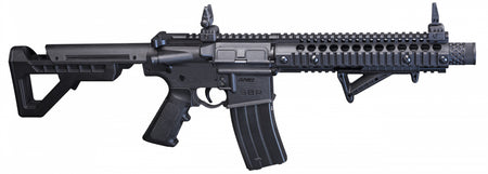 Crosman DSBR DPMS SBR CO2 Air Rifle 177 BB 25-Round Full Auto Blowback Black 6 Position Stock