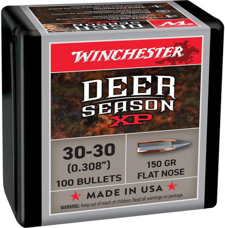 Winchester Deer Season XP 30-30 WIN 150 gr Jacketed Rifle Bullets 100-Pack