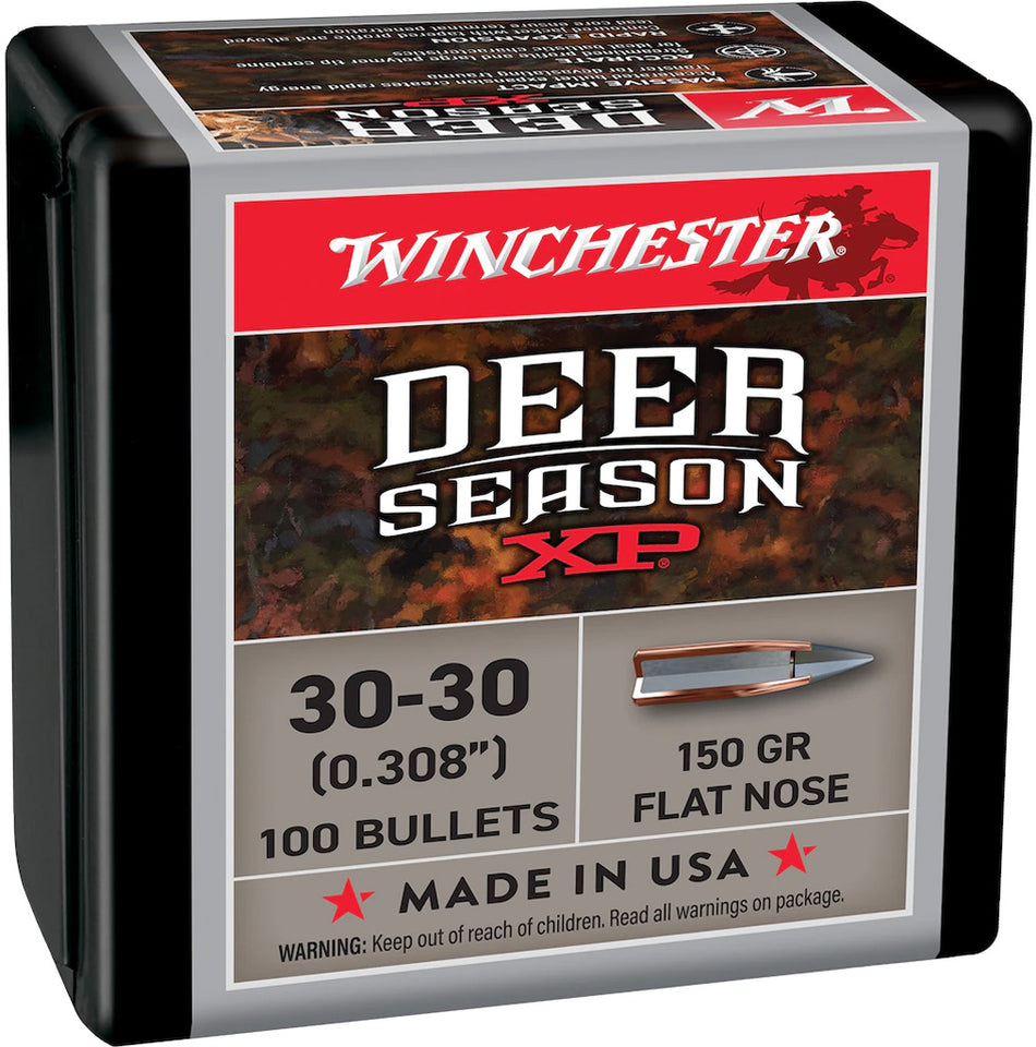 Winchester Deer Season XP 30-30 WIN 150 gr Jacketed Rifle Bullets 100-Pack