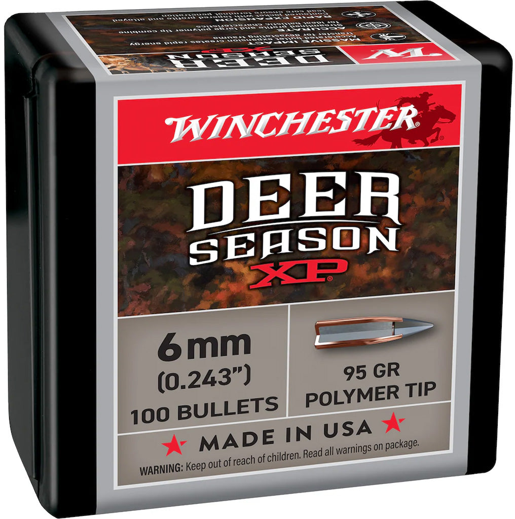 Winchester 6mm 95gr Deer Season XP Expanding Component Bullets 100/ct