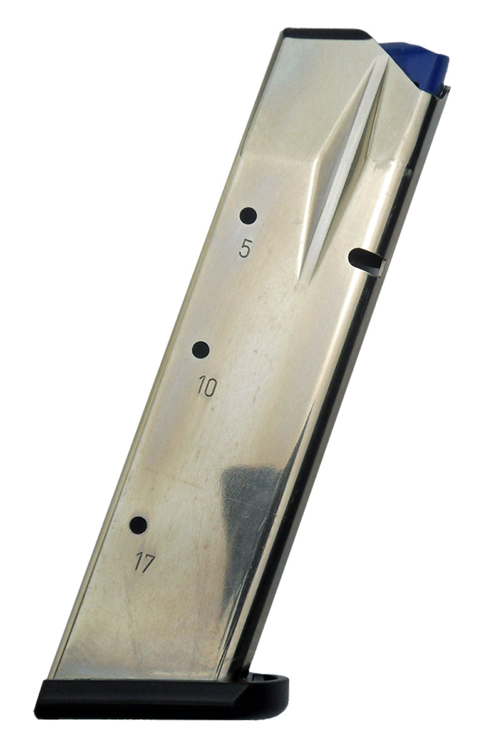 CZ-USA CZ 75 SP-01/Shadow 2 17rd 9mm Luger Nickel Steel Handgun Magazine