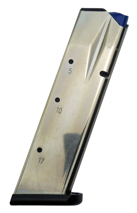 CZ-USA CZ 75 SP-01/Shadow 2 17rd 9mm Luger Nickel Steel Handgun Magazine