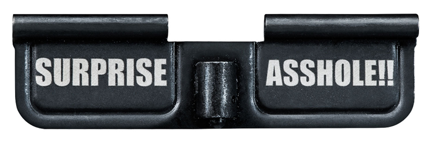 Phase 5 EPCSURPRISE AR-15 Dust Cover Ejection Port Door Black Parkerized 3.10" Surprise Asshole!! Engraved