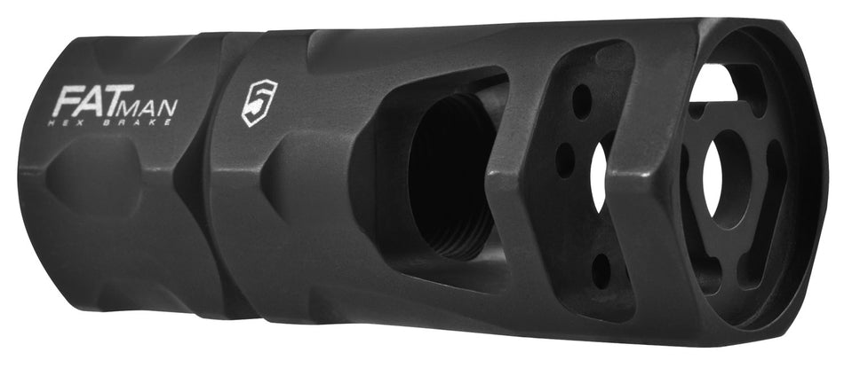 Phase 5 FATMAN556 FATman Hex Brake Black Parkerized 1/2"-28 tpi Threads 3" OAL 223 Rem 5.56 NATO AR